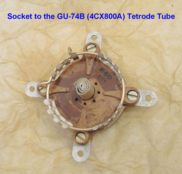 Brand New Socket SK1A to the GU-74B / 4CX800A tube